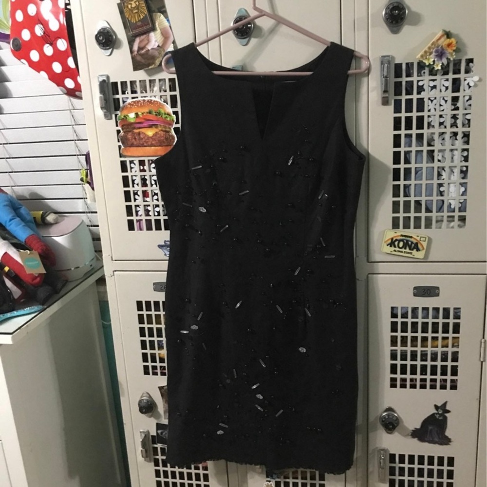 Little black beaded dress